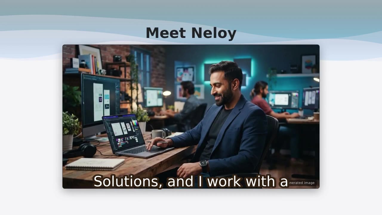 Neloy Digital Solutions project process video thumbnail
